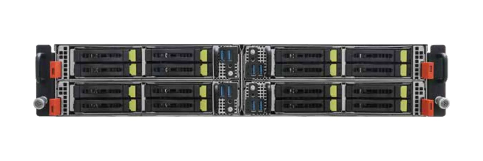 GL-N2U-4N-FIO rack server, front view