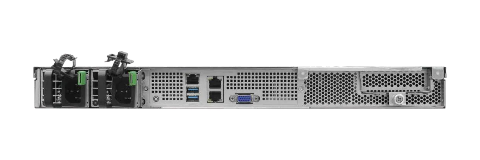 GL-S1U-10F rack server, rear view