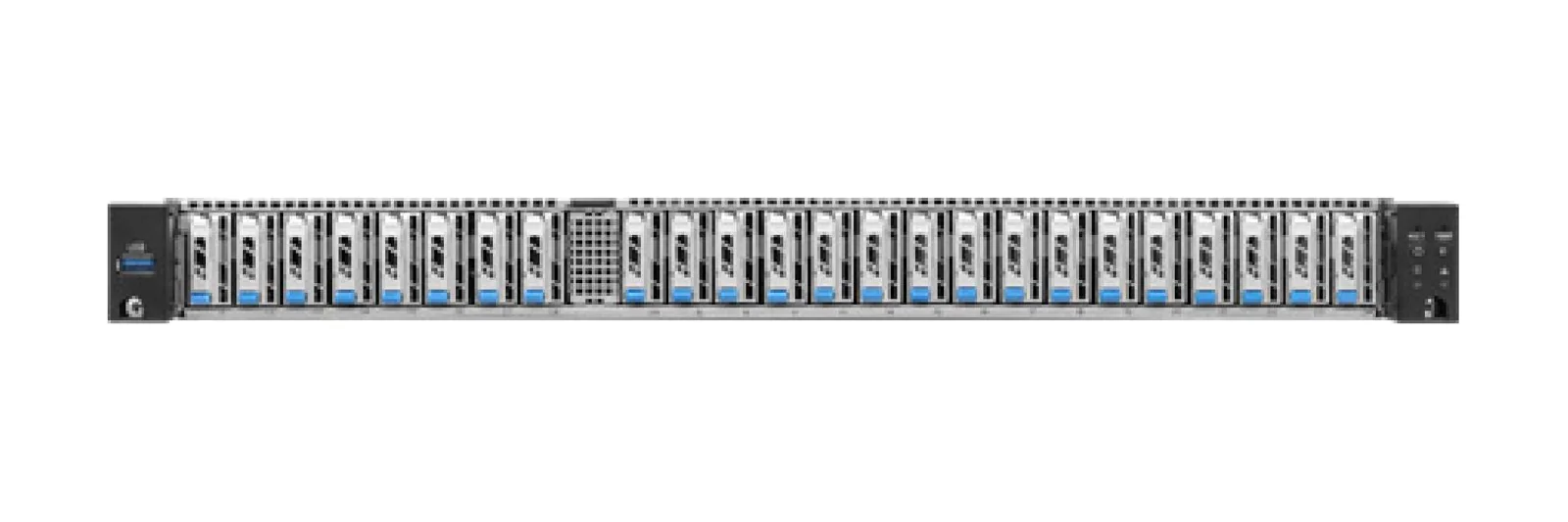 GL-S1U-24F rack server, front view