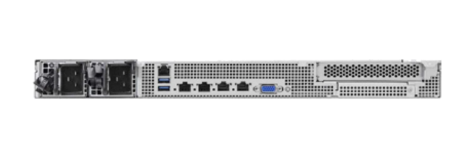 GL-S1U-24F rack server, rear view