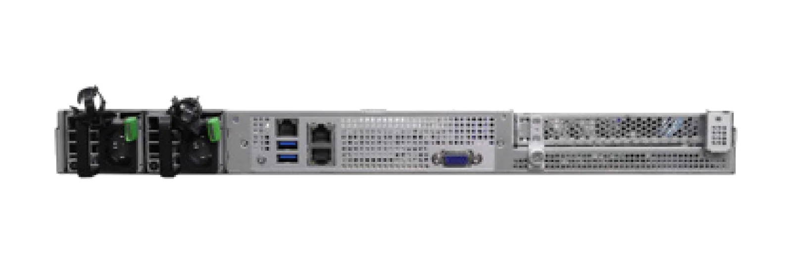 GL-S1U-4H rack server, rear view