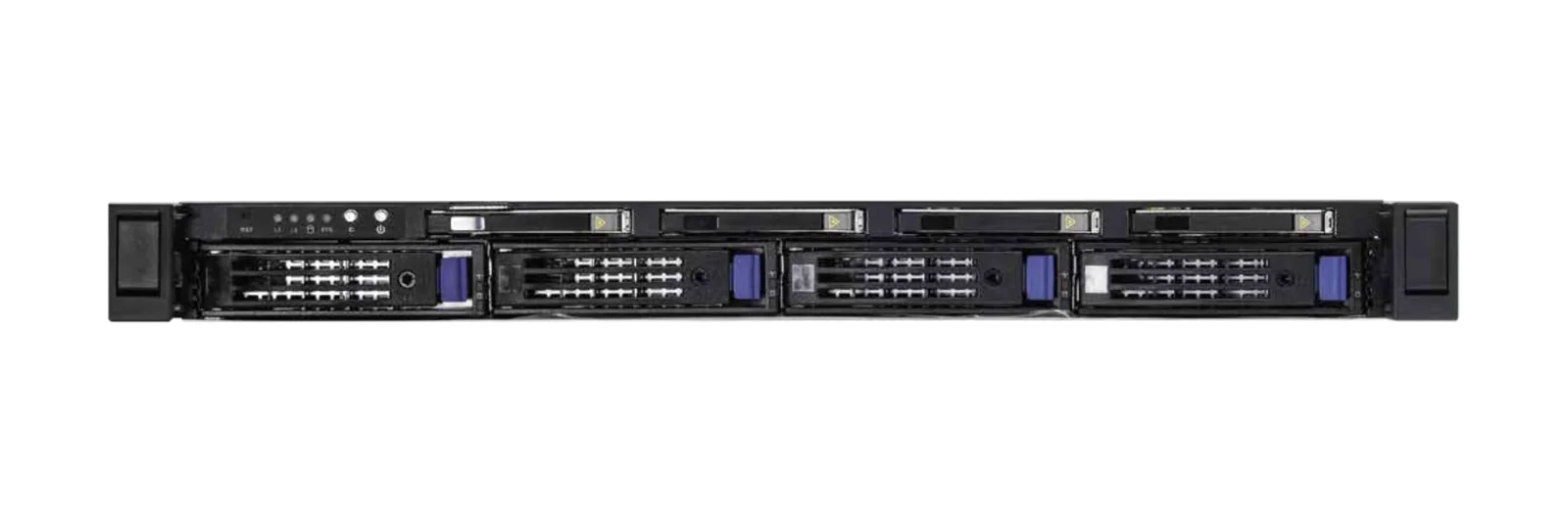 GL-S1U-4H4F rack server, front view