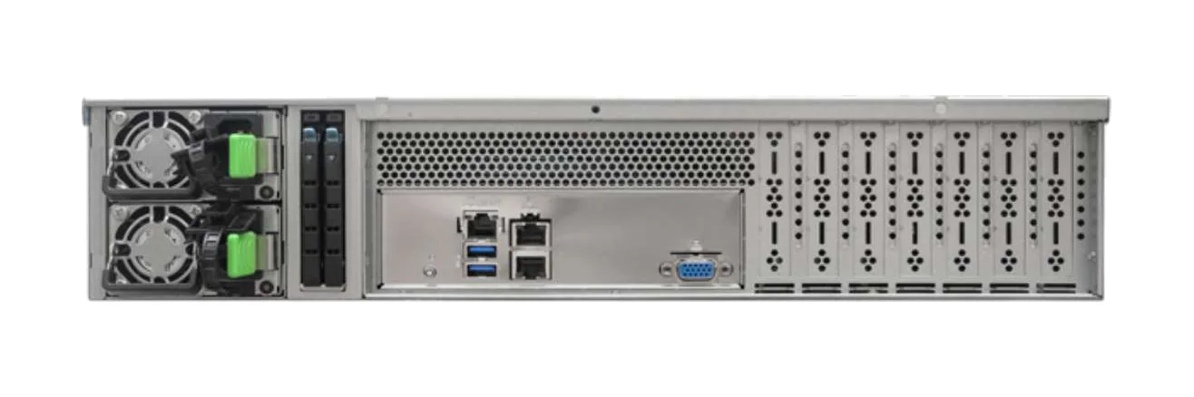 GL-S2U-12H2S rack server, rear view