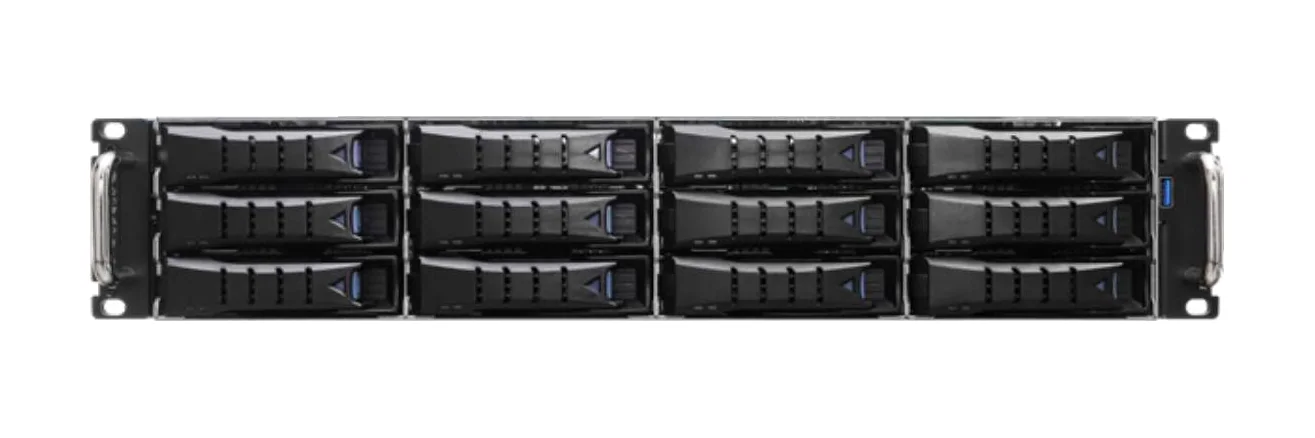 GL-S3U-16H2S rack server, front view